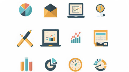 Poster - Business Coaching Icons Pack