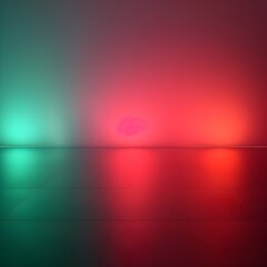 Poster - Vibrant Neon Gradient Backdrop with Smooth Lighting Effect for Stylish Product Display