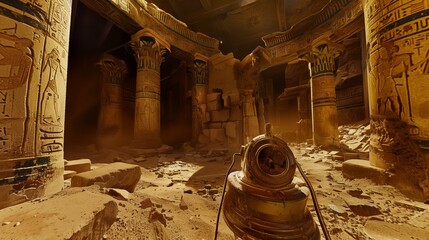 Experience a captivating 360 VR journey through an ancient site with stunning architecture!