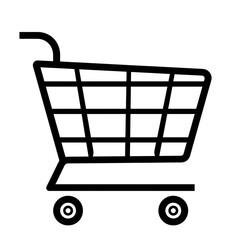 shopping cart black icon