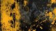 © Ava - Abstract black and yellow background with grungy texture