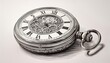 © MSohail - Intricate pencil drawing of an old-fashioned pocket watch.