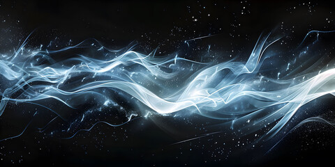 Poster - Waves Virtual Abstract Background
