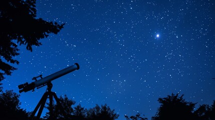 Wall Mural - astronomy nights: explore the night sky with your kids.
