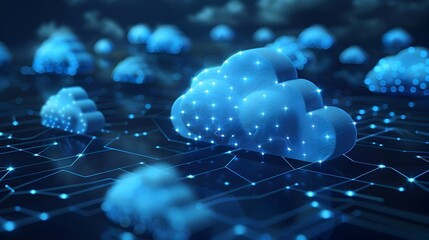 Poster - seamless hybrid cloud scalable cloud computing concept
