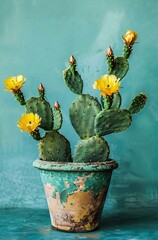 Poster - cactus in a pot