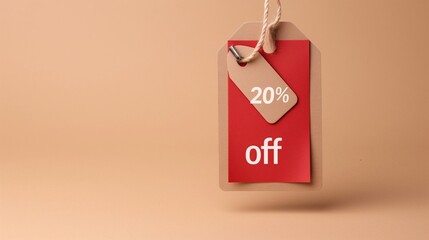 20% off discount tag. for sale. promotion. special offer promotion. discount percentage