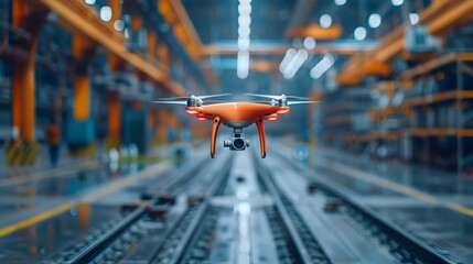 Poster - Efficient Industrial Drone Fleet Performing Facility Inspections with High Tech Automation and Precision