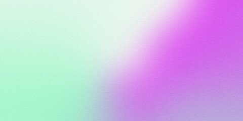 Sticker - abstract gradient background colors green and purple noise texture