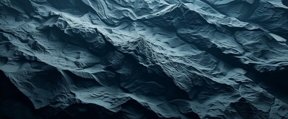 Poster - Abstract grainy navy blue background for web page header