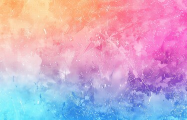 Canvas Print - Blurred pink pastel holographic gradient background texture. Colorful digital grain soft noise effect pattern. Retro lo-fi multicolor retro design.