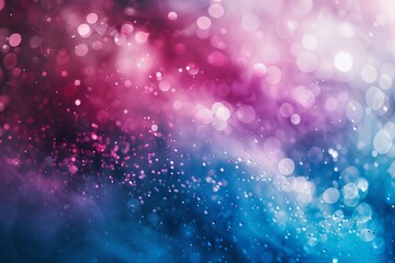 Poster - An abstract poster header banner backdrop design with a blue purple pink grainy background