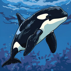 dolphin in the sea