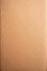 Poster - Close-up of a textured brown cardboard surface, perfect for backgrounds, packaging, and design projects requiring an earthy, rustic aesthetic.