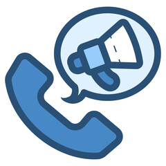 Sticker - telemarketing icon