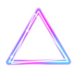 © OVERZONE - neon abstract triangle shape