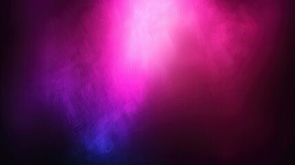 Poster - A gradient background transitioning from bright magenta to deep purple.