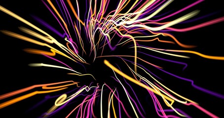 Poster - Particle or space traveling.Particle or space traveling.