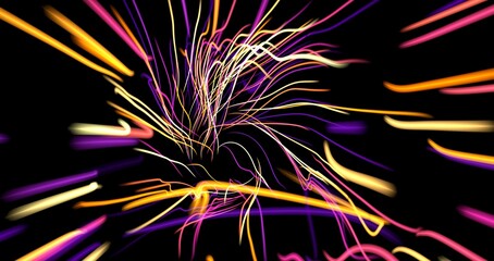 Poster - Particle or space traveling.Particle or space traveling.