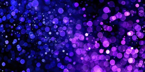 Wall Mural - Purple and Blue Bokeh Lights