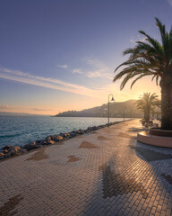 Wall Mural - Seafront promenade in Porto Santo Stefano, Argentario, Tuscany, Italy.