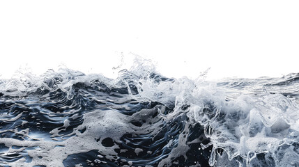 Wall Mural - Sea wave transparent background