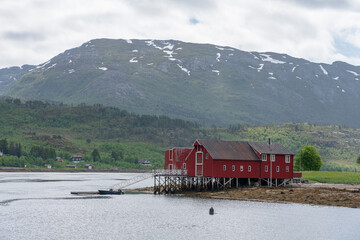 Wall Mural - Kanstadholmen, Lødingen, Lofoten, Norway