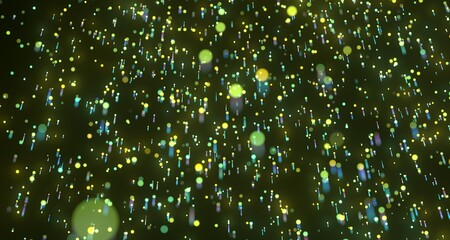 Poster - light wave background, 3d Rendering, Abstract Background