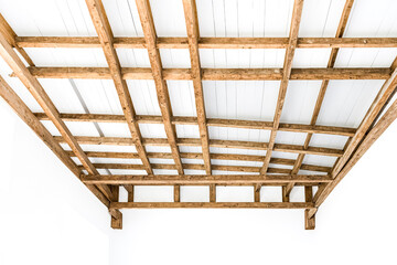 Wall Mural - Wooden Beam Ceiling