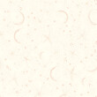 © Michael - Delicate pink celestial pattern featuring crescent moons and stars