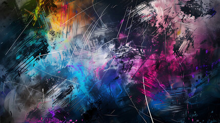 Wall Mural - Galactic Splatter Vision