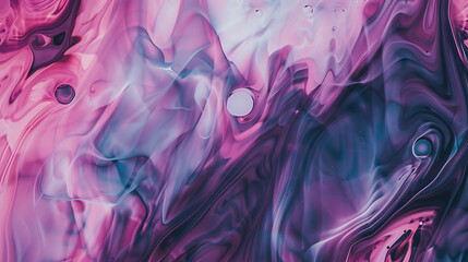 Wall Mural - Mystic Pink and Blue Swirls illustration wallpaper
