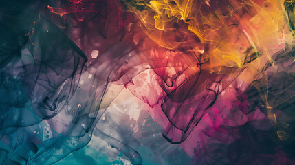 Wall Mural - Nebulous Color Symphony