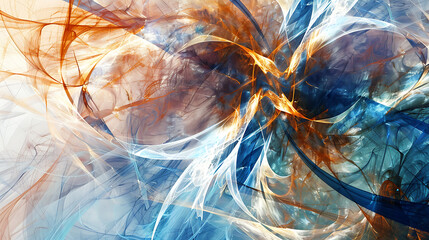Wall Mural - Celestial Energy Burst