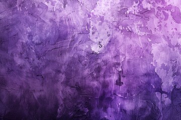 Poster - A close-up shot of a purple and black wall featuring a clock