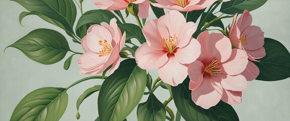 Wall Mural - Spring Blooms: A Floral Art Collection