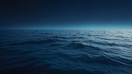 Wall Mural - Blue gradient backdrop evoking deep sea imager