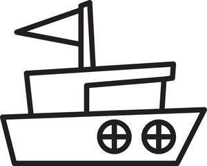 Sticker - Small Ship Icon