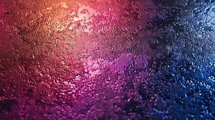 Poster - A detailed view of a vibrant rainbow-colored surface