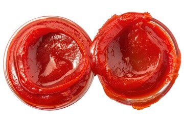 Poster - A jar of ketchup sitting on a table, suitable for food or condiment related content