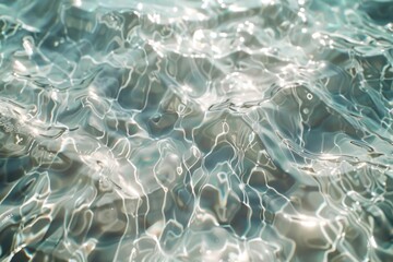 Poster - A close-up shot of the surface of a lake or river