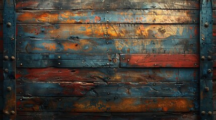 Wall Mural - Weathered Wooden Texture