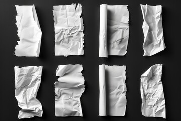 Poster - A collection of papers scattered across a table