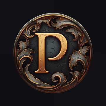 Three-dimensional letters P