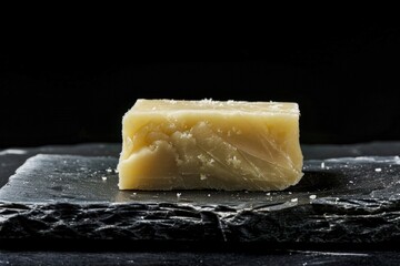 Aufkleber - A slice of cheese resting on a sheet of paper