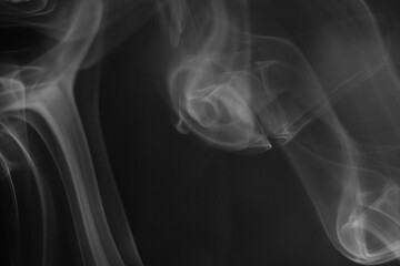 Wall Mural - smoke is an aerosol or mist of solid particles and liquid droplets