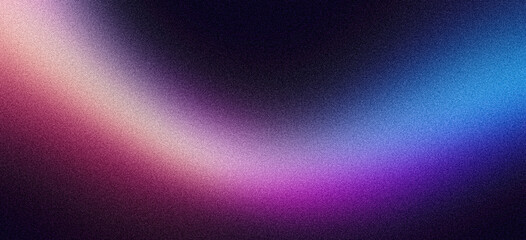 Grainy gradient poster background, purple blue pink black vibrant noisy texture banner cover header backdrop design