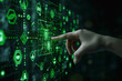 © robertchouraqui - hand_touching_a_virtual_data_screen