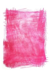Poster - Simple illustration of a pink square against a white background