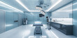 © Andres Mejia - Modern operating room with surgical lights and medical equipment